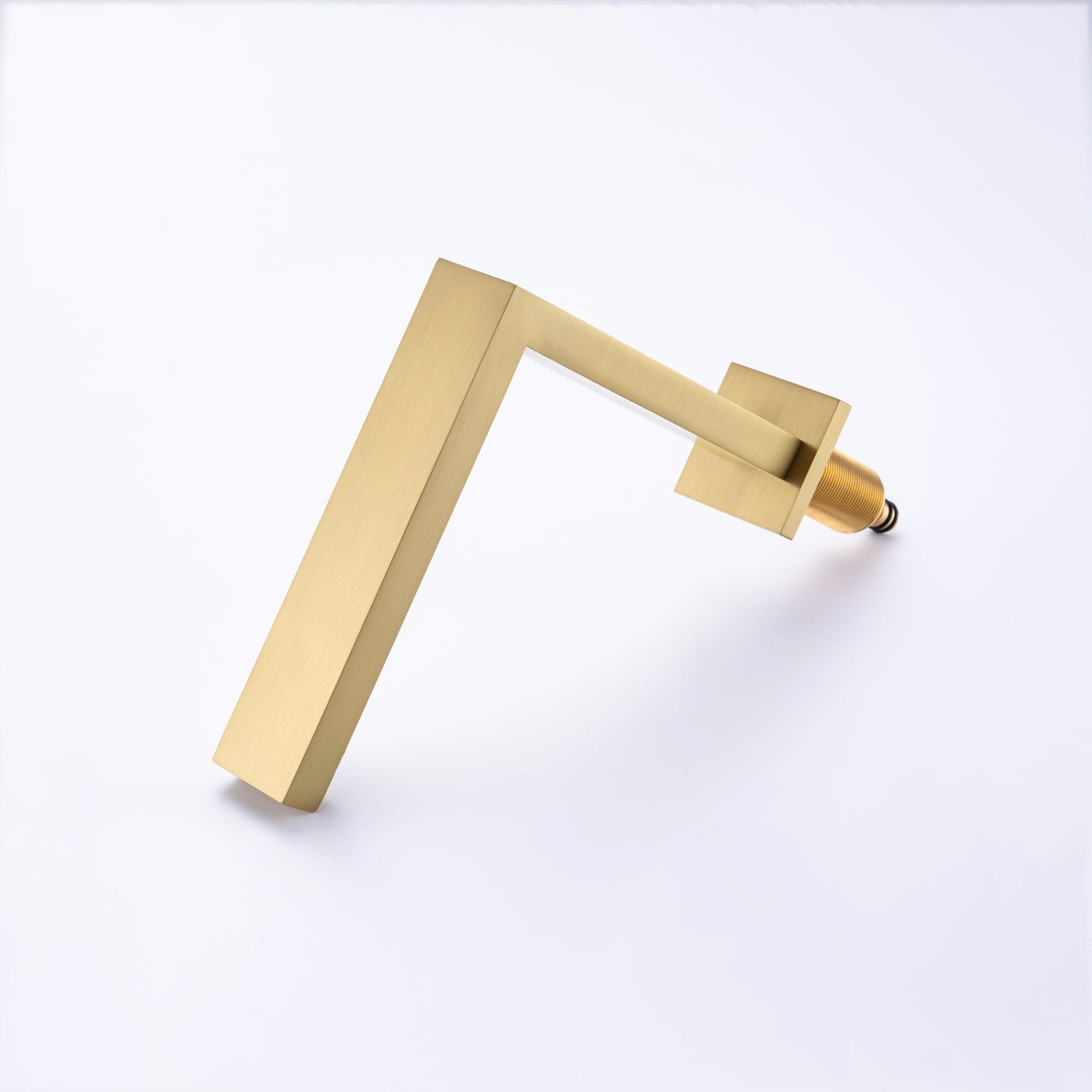 8 inch Widespread Bathroom Faucet Brushed Gold for Sink 3 Hole Brass 2 Handle FredCo
