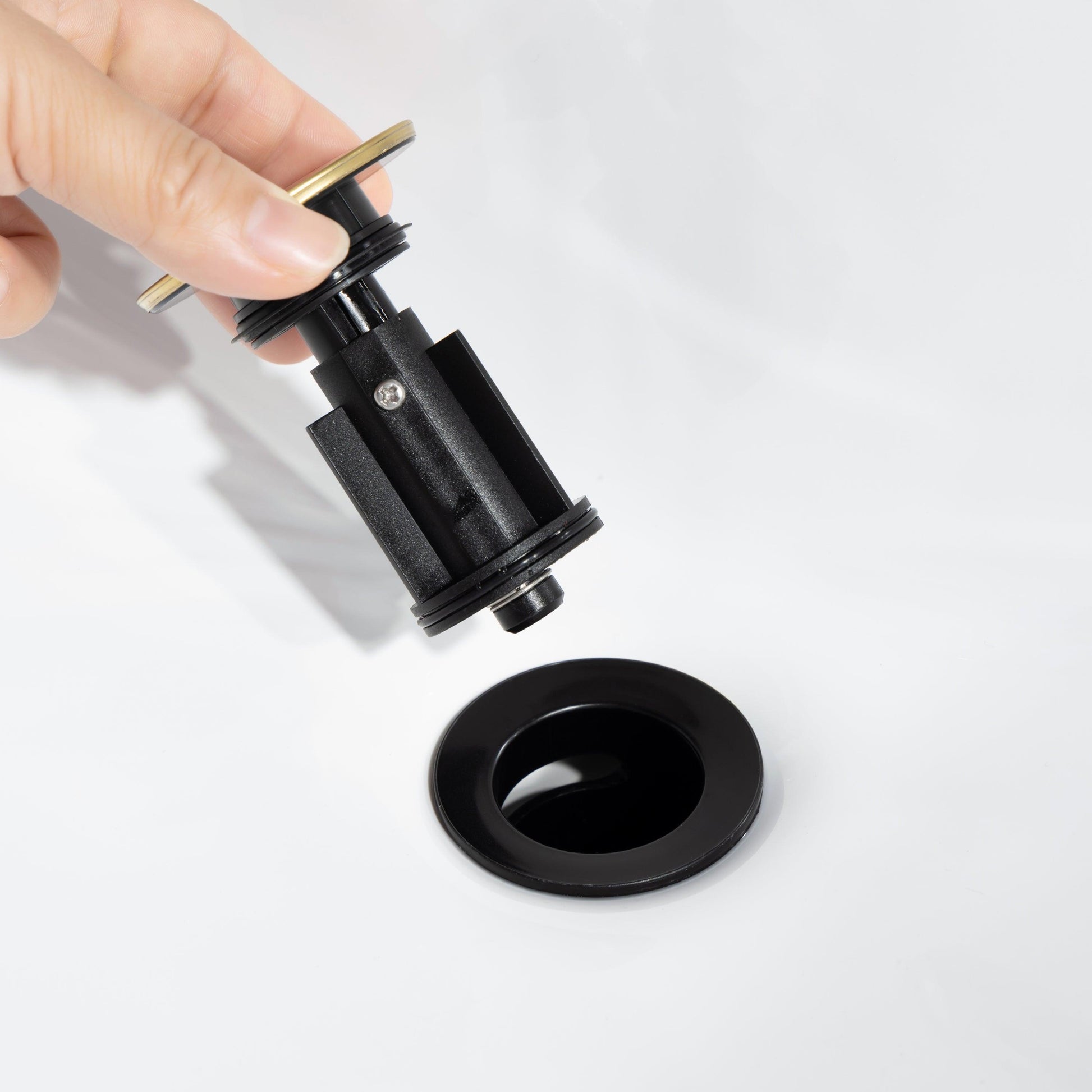 8 inch Widespread Bathroom Faucet Brushed Gold for Sink 3 Hole Brass 2 Handle FredCo