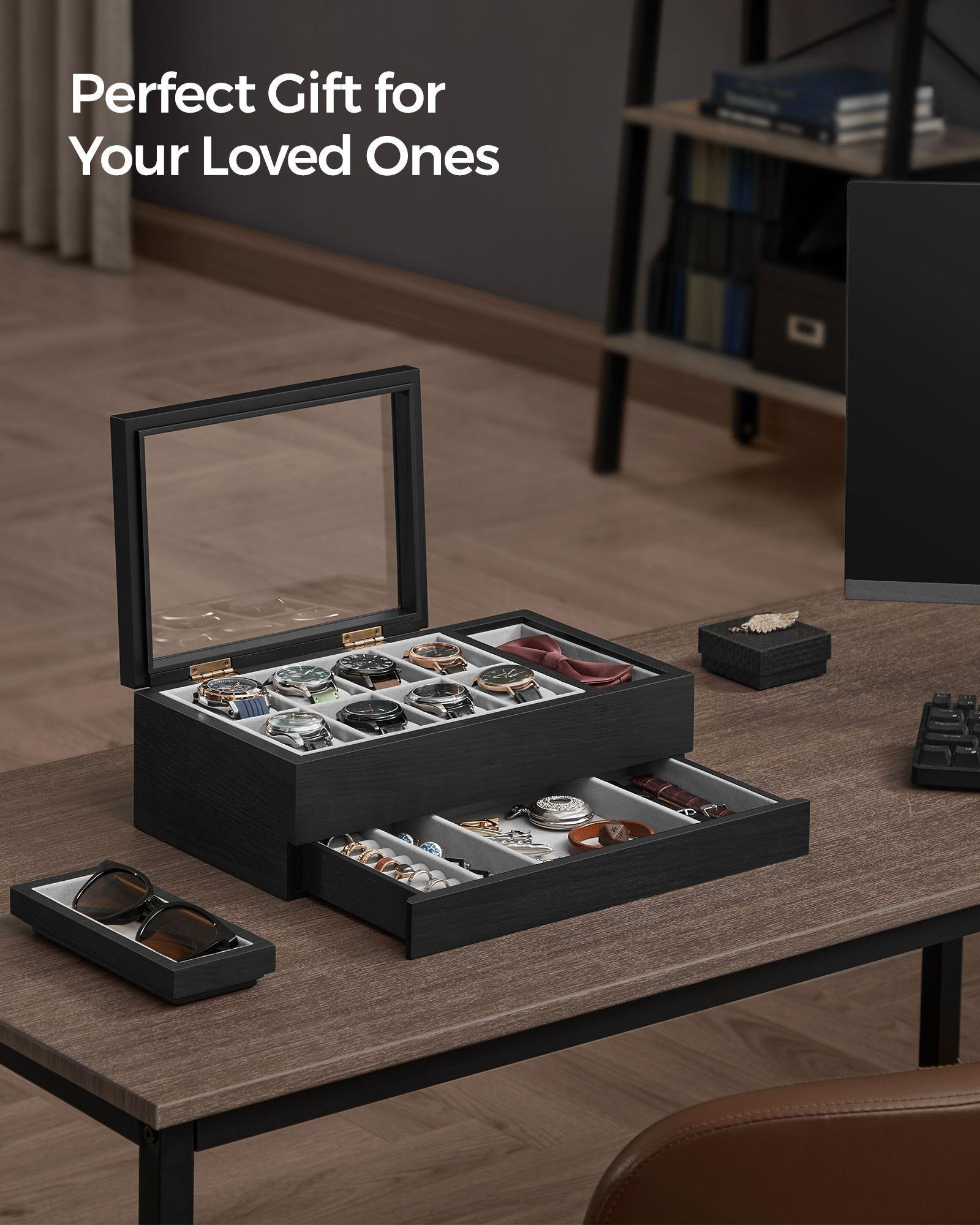 8-Slot Watch Box Black FredCo