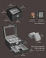 8-Slot Watch Box Black and Gray FredCo