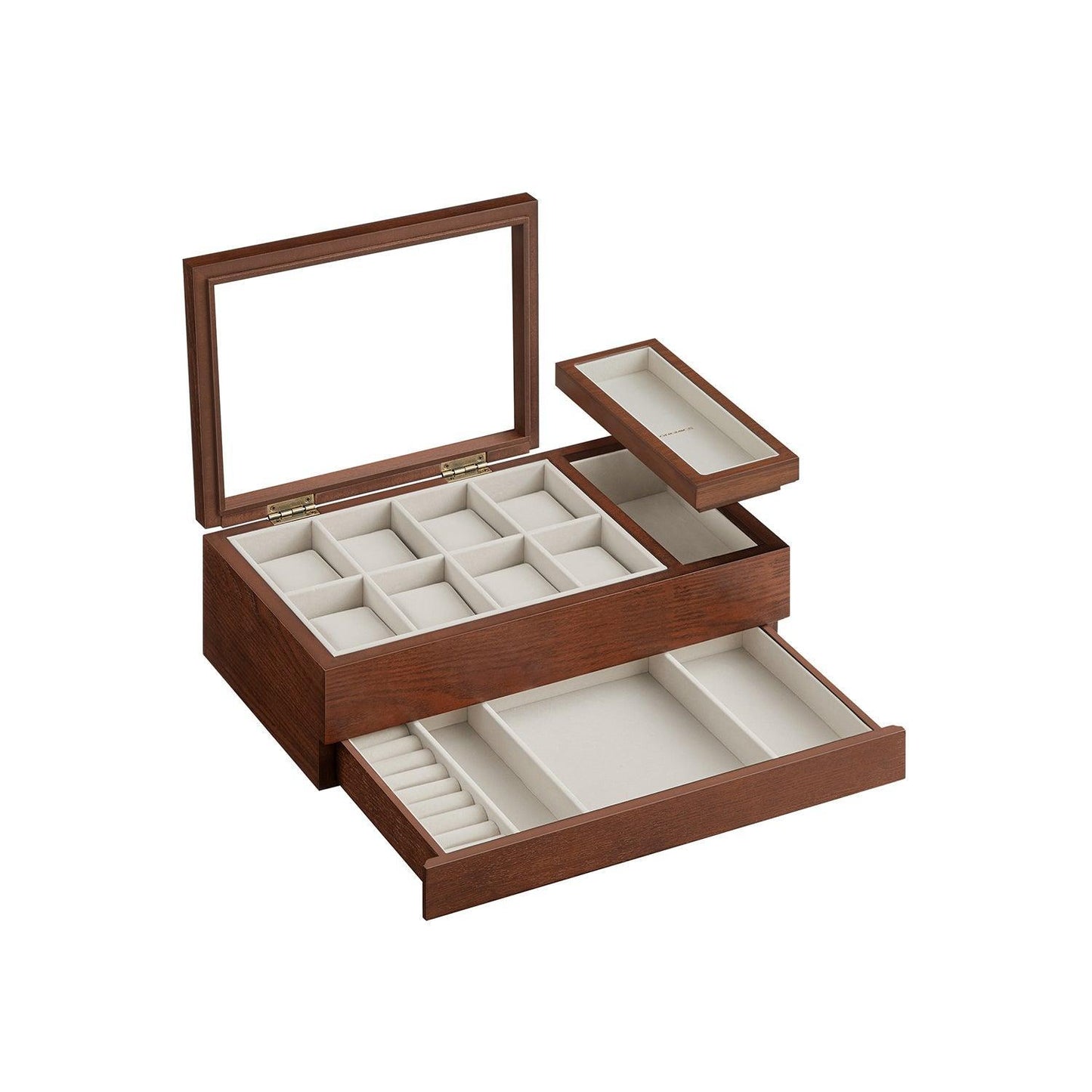 8-Slot Wooden Watch Box FredCo