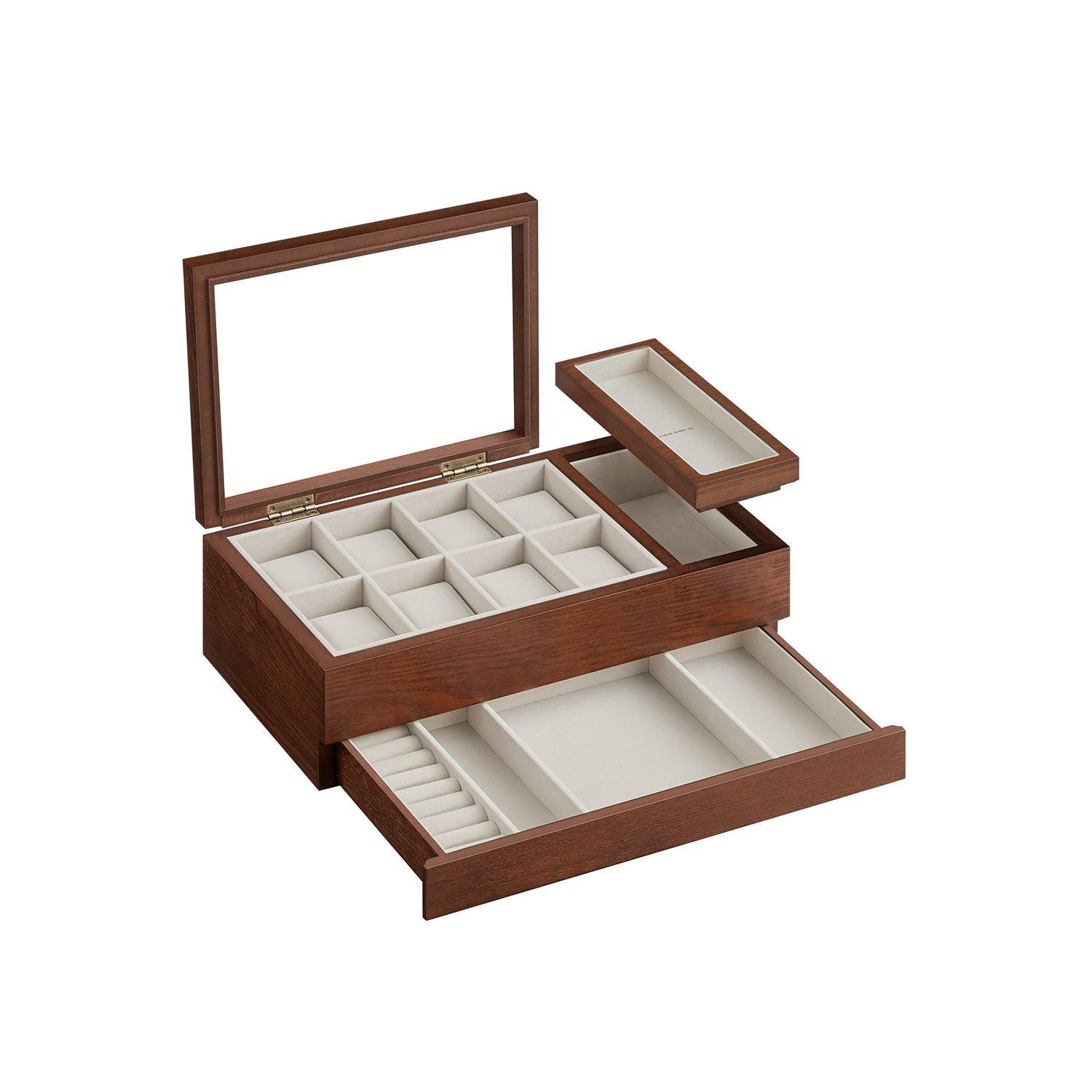 8-Slot Wooden Watch Box FredCo