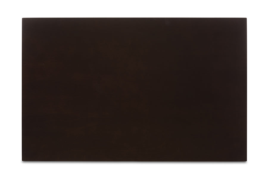Baxton Studio Eveline Modern Espresso Brown Finished Wood 43-Inch Dining Table