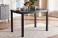 Baxton Studio Eveline Modern Espresso Brown Finished Wood 43-Inch Dining Table