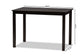 Baxton Studio Eveline Modern Espresso Brown Finished Wood 43-Inch Dining Table