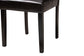 Baxton Studio Trine Modern Espresso Brown Faux Leather and Wood 5-Piece Dining Set