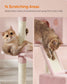 81.1" Large Multi-Level Cat Tree with 13 Scratching Posts Jelly Pink FredCo