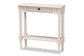 Baxton Studio Ariella Country Cottage Farmhouse Whitewashed 1-Drawer Console Table