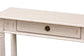 Baxton Studio Ariella Country Cottage Farmhouse Whitewashed 1-Drawer Console Table