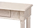 Baxton Studio Ariella Country Cottage Farmhouse Whitewashed 1-Drawer Console Table