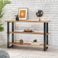 Modern Industrial Media Console Table FredCo