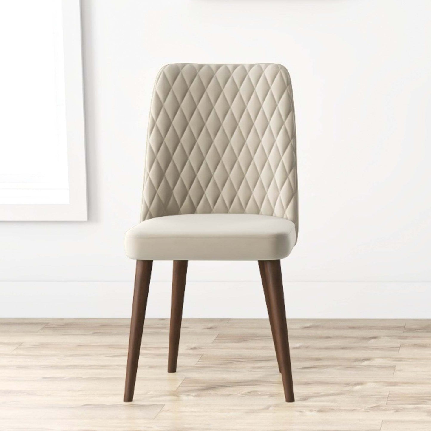 Premium Katie Mid-Century Modern Velvet Dining Chair Set - Elegant Design, Durable Velvet, Solid Wood Frame for Home Kitchen FredCo
