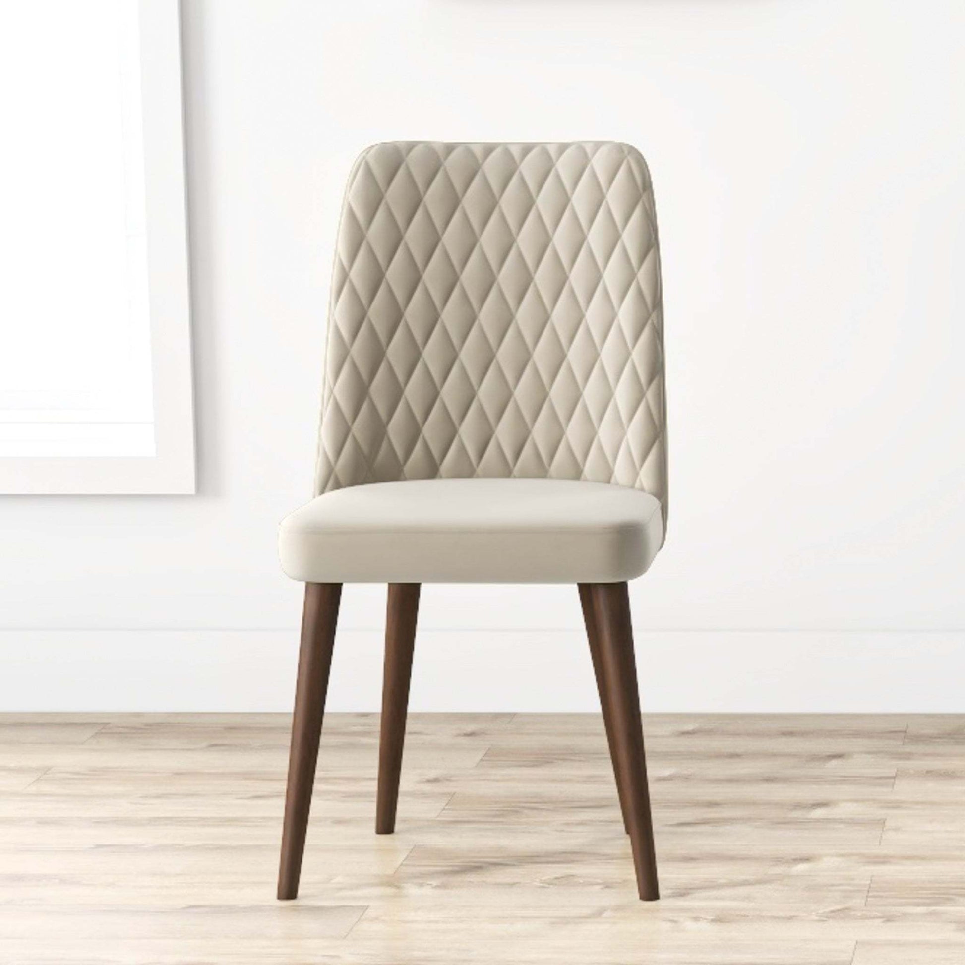 Premium Katie Mid-Century Modern Velvet Dining Chair Set - Elegant Design, Durable Velvet, Solid Wood Frame for Home Kitchen FredCo