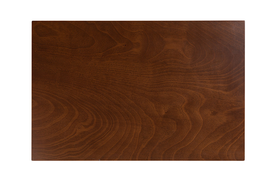 Baxton Studio Eveline Modern Walnut Brown Finished Wood 43-Inch Dining Table