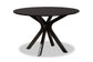 Baxton Studio Carlin Modern Transitional Grey Fabric Upholstered and Dark Brown Finished Wood 7-Piece Dining Set