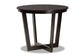 Baxton Studio Morigan Modern Transitional Grey Fabric Upholstered and Dark Brown Finished Wood 5-Piece Dining Set