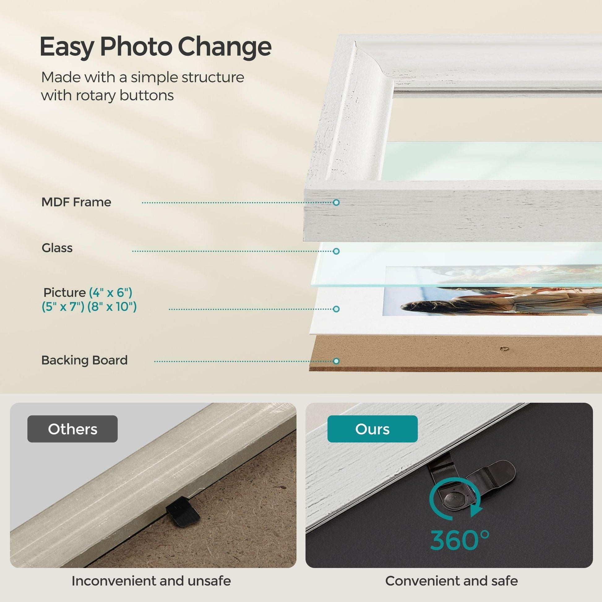 8x10 Picture Frames for Wall FredCo
