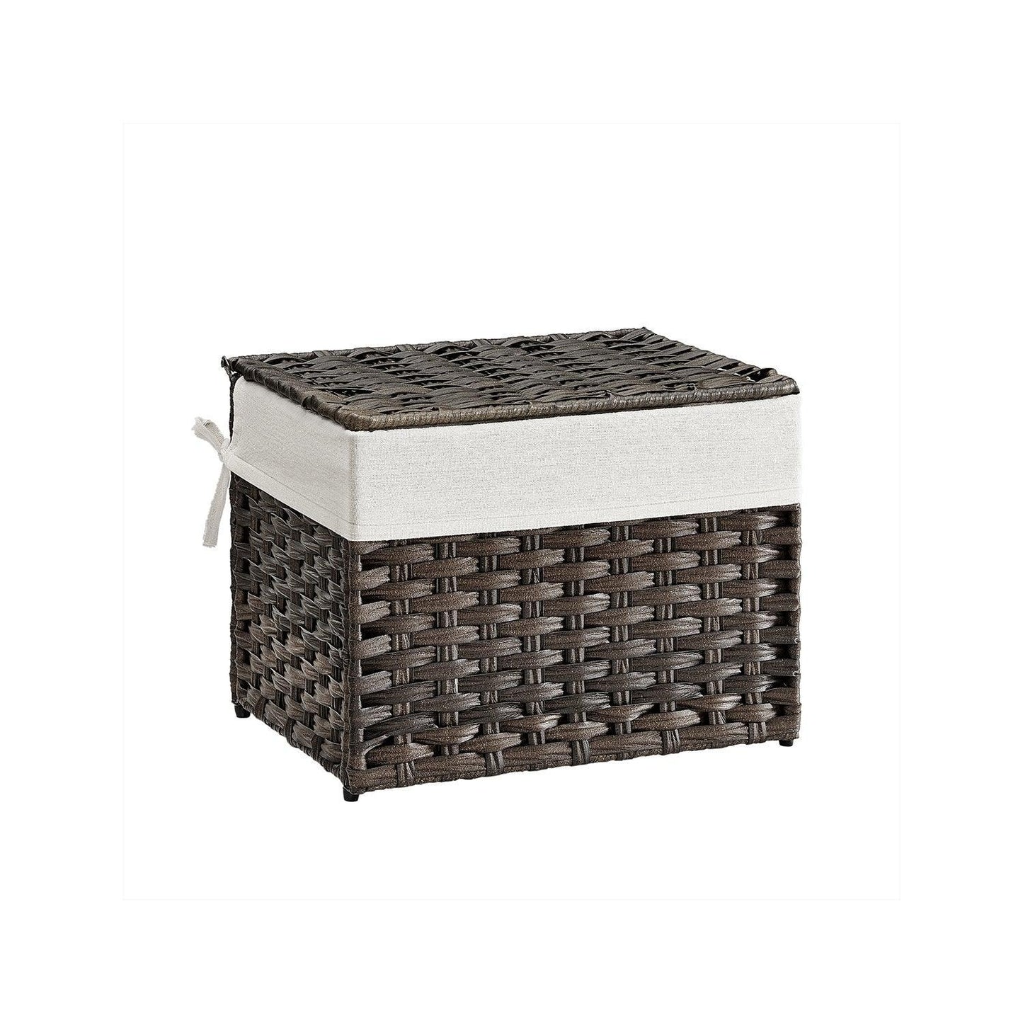 9.2 Gallon Woven Storage Basket with Lid FredCo