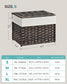 9.2 Gallon Woven Storage Basket with Lid FredCo