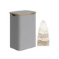 90L Large Laundry Hamper with Lid Dove Gray FredCo