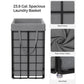 90L Laundry Hamper with Metal Frame Gray FredCo