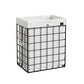 90L Laundry Hamper with Metal Frame White FredCo
