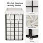 90L Laundry Hamper with Metal Frame White FredCo