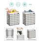 90L Laundry Hamper with Metal Frame White FredCo