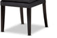 Baxton Studio Dylin Modern and Contemporary Dark Grey Fabric Upholstered and Dark Brown Finished Wood 7-Piece Dining Set