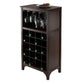 Winsome Ancona 20-Bottle Wine Cabinet, Espresso, Solid / Composite wood FredCo