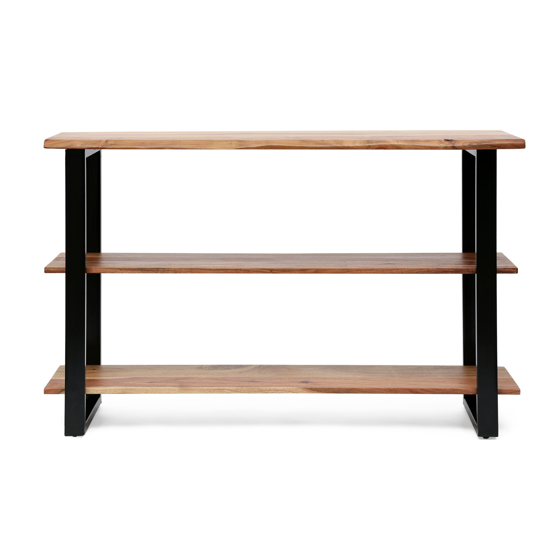 Modern Industrial Media Console Table FredCo