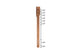 Baxton Studio Demeter Mid-Century Modern Walnut Brown Finished Wood Queen Size 3-Piece Bedroom Set