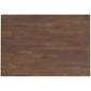 Rectangular wooden tabletop with a smooth brown finish, ideal for dining room furniture
