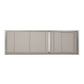 Outdoor Chaise Lounge Set of 2 with Adjustable Aluminum Frame and Textilene Mesh Seating in Grey FredCo