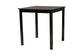Baxton Studio Lenoir Modern Espresso Brown Finished Wood Counter Height Pub Table