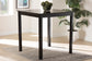 Baxton Studio Lenoir Modern Espresso Brown Finished Wood Counter Height Pub Table