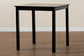 Baxton Studio Lenoir Modern Espresso Brown Finished Wood Counter Height Pub Table