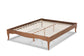 Baxton Studio Marieke Vintage French Inspired Ash Wanut Finished Queen Size Wood Bed Frame