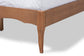 Baxton Studio Marieke Vintage French Inspired Ash Wanut Finished Queen Size Wood Bed Frame