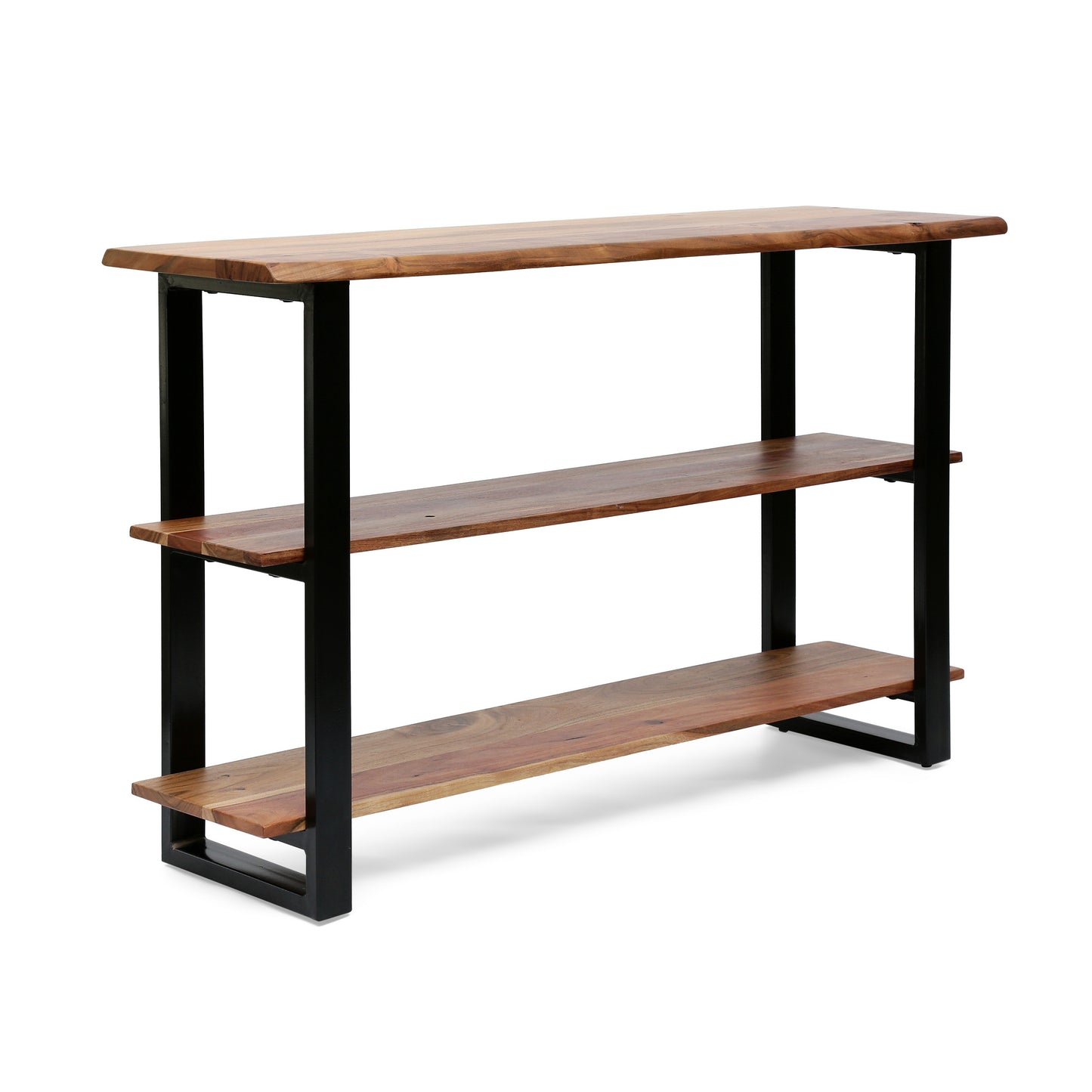 Modern Industrial Media Console Table FredCo