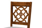Baxton Studio Valerie Modern Grey and Walnut Brown Wood 5-Piece Dining Set