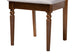Baxton Studio Valerie Modern Grey and Walnut Brown Wood 5-Piece Dining Set