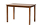 Baxton Studio Renaud Modern Grey and Walnut Brown Wood 5-Piece Dining Set