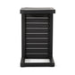 Aluminum and Rattan Chat Set, Outdoor Patio Set Includes Rattan Dining Chair Set of 2 and C-Shaped Side Table FredCo