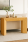 Harold Natural Oak Finish Sofa Table