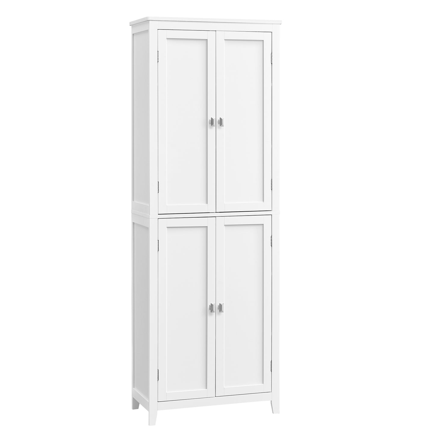 VASAGLE Bathroom Floor Storage Cabinet – Cloud White
