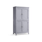 11.8''D x 23.6''W x 43.3''H Bathroom Floor Storage Cabinet FredCo