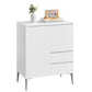 VASAGLE Sideboard, Buffet Cabinet with 2 Drawers – Cloud White