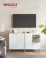 VASAGLE Sideboard, Buffet Cabinet with 2 Drawers – Cloud White