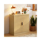 VASAGLE Sideboard with Adjustable Shelf Oak Beige